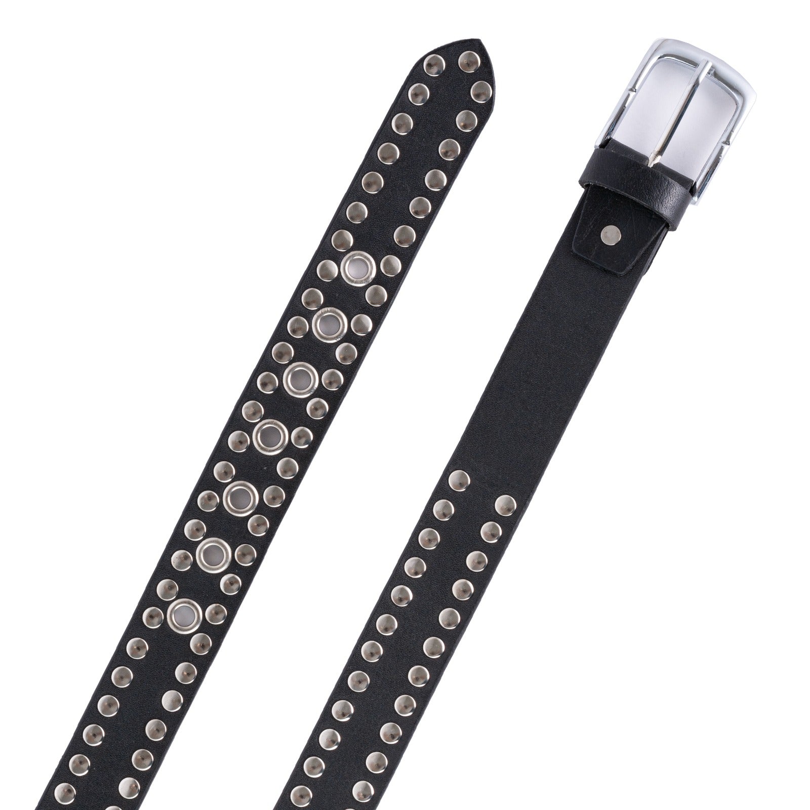 The Shropshire leather studded bonded fashion Belt