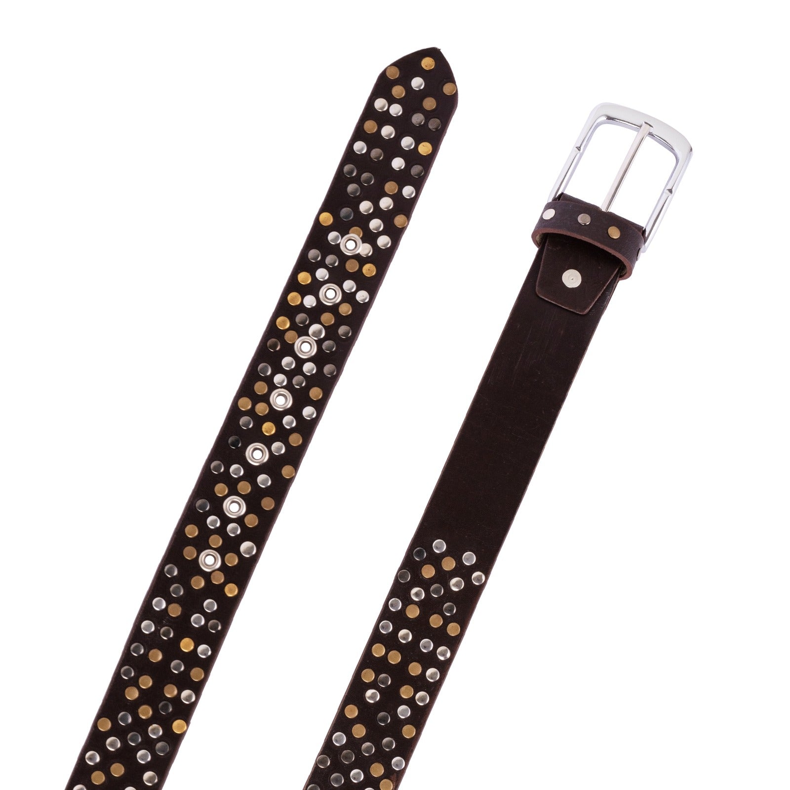 The Devon Brown rock 'n' roll Handmade studded leather belt