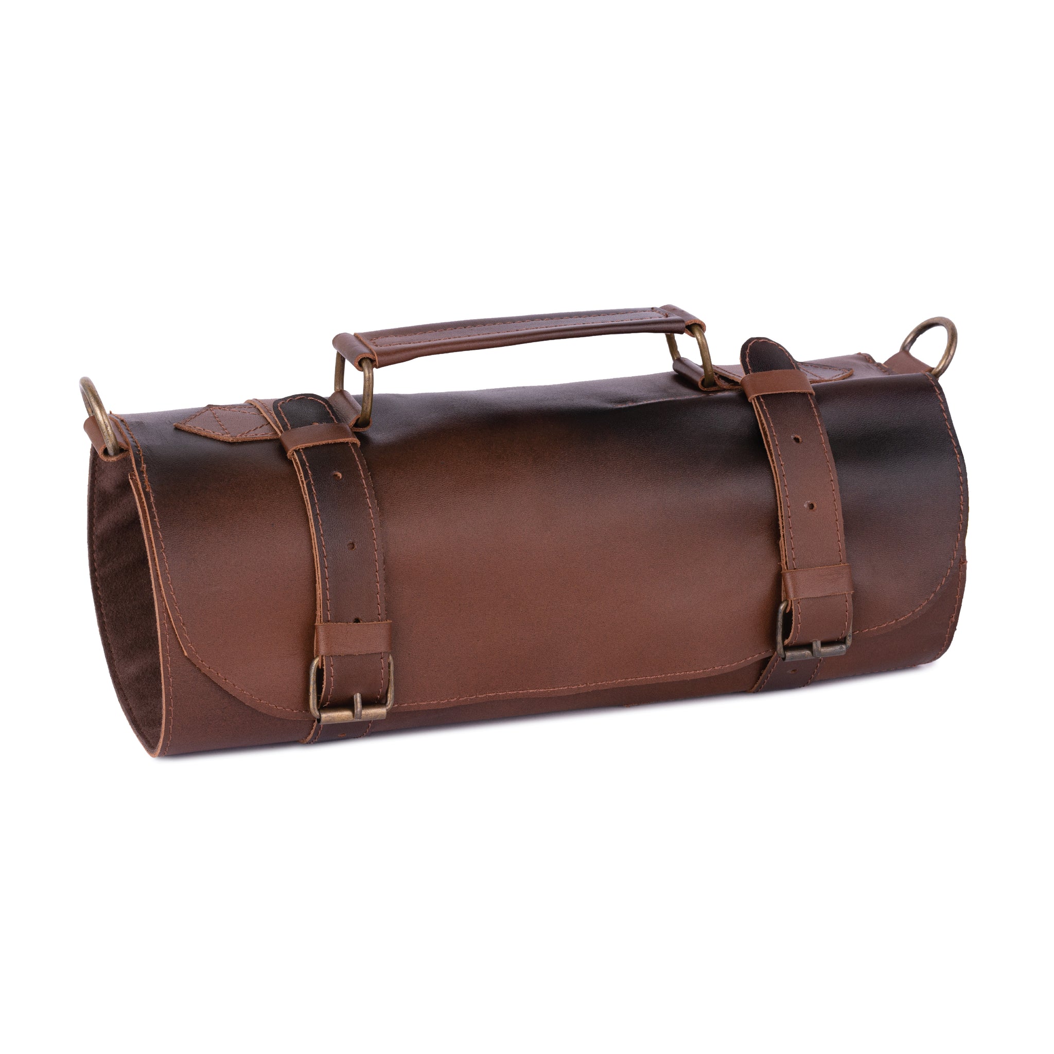 The West Midlands Vintage Style Handmade Full Grain Leather 7 Pocket Chef Bag