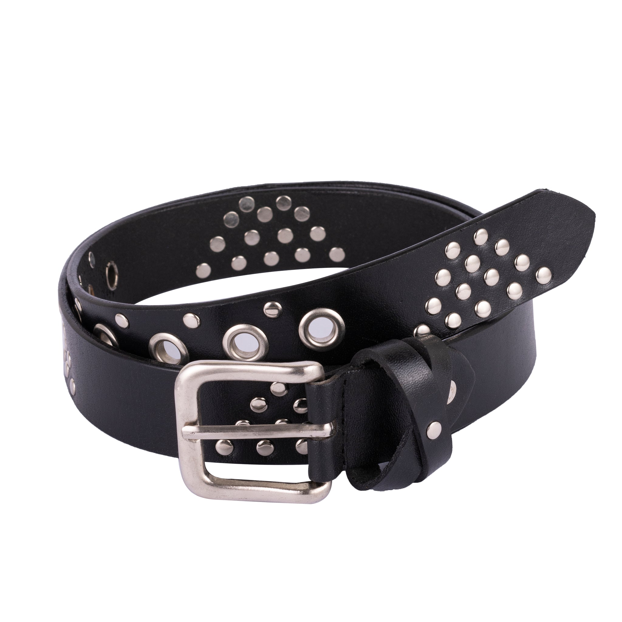 Tyne and Wear Biker Studded Handmade Leather Belt