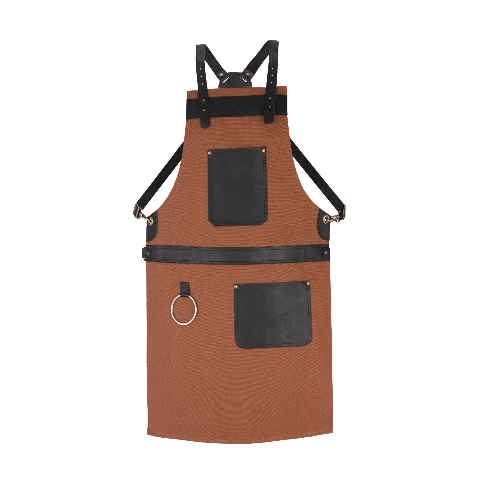 The Greater Manchester Brown Canvas Crossbody Blacksmith Apron