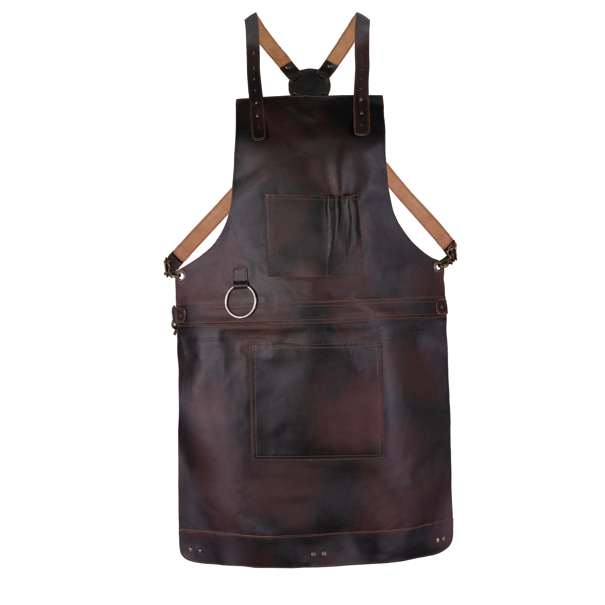 The Riding of Yorkshire Full Grain Leather Crossbody Apron