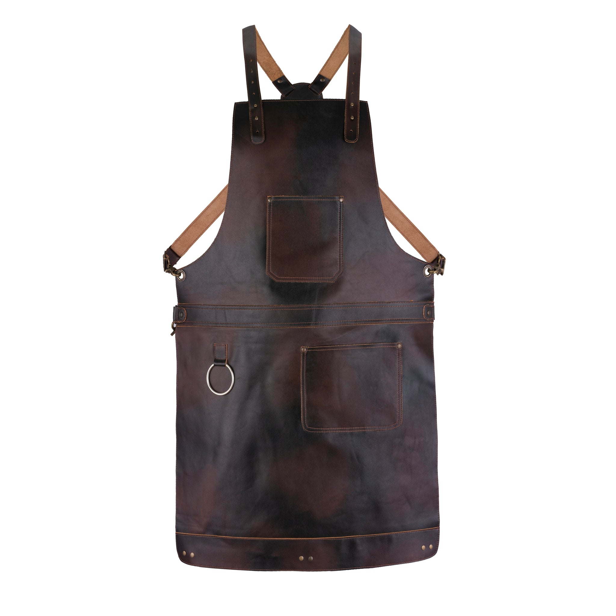 The Nottinghamshire Full Grain Leather Crossbody Apron