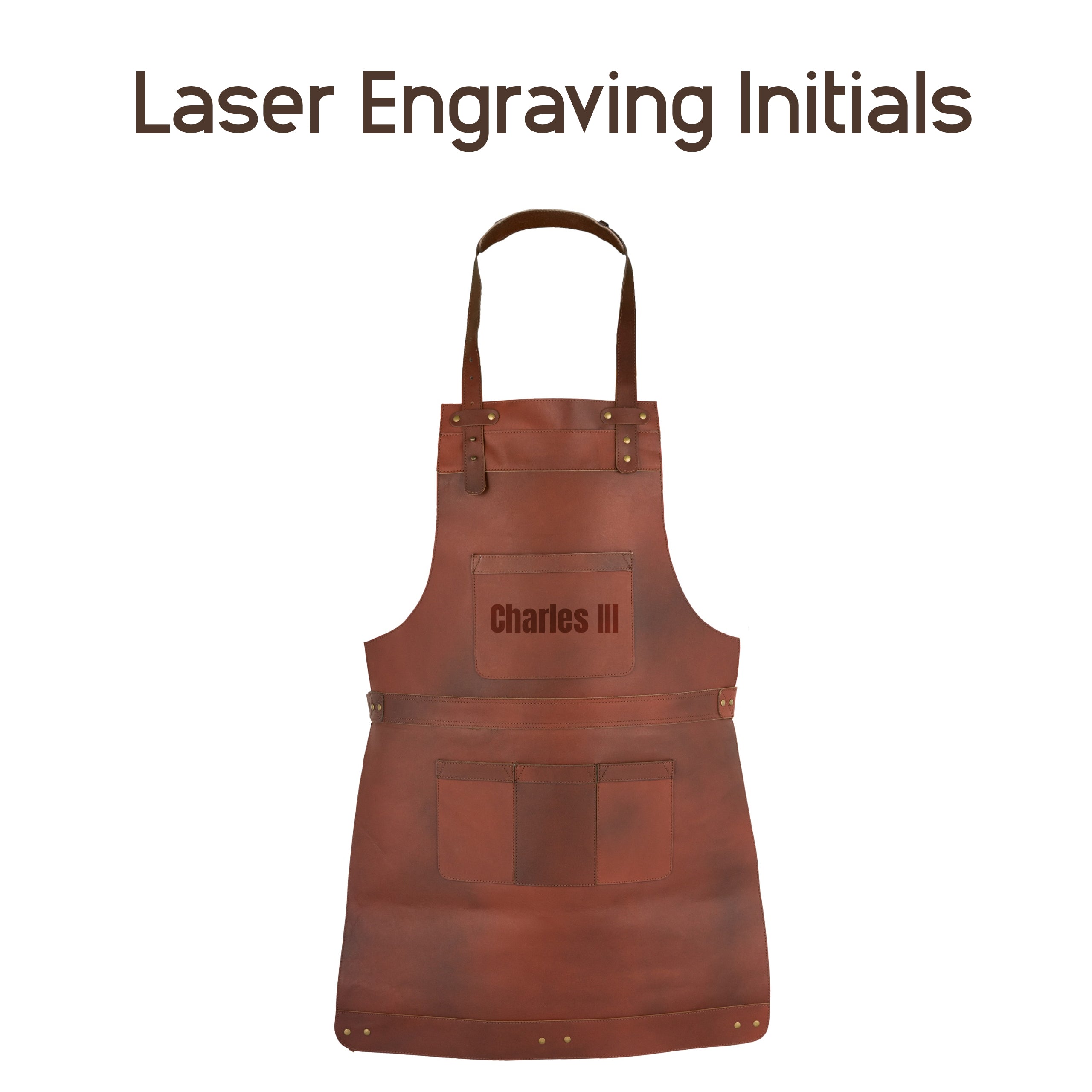 The Cambridgeshire Full Grain Leather Crossback Working Apron