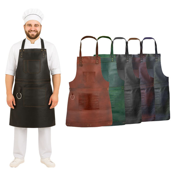 The Herefordshire Leather Apron - Free Customized Branding