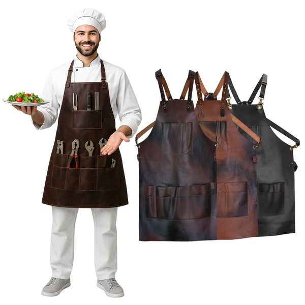 The Gloucestershire Leather Tool Working Apron - Free Customized Branding