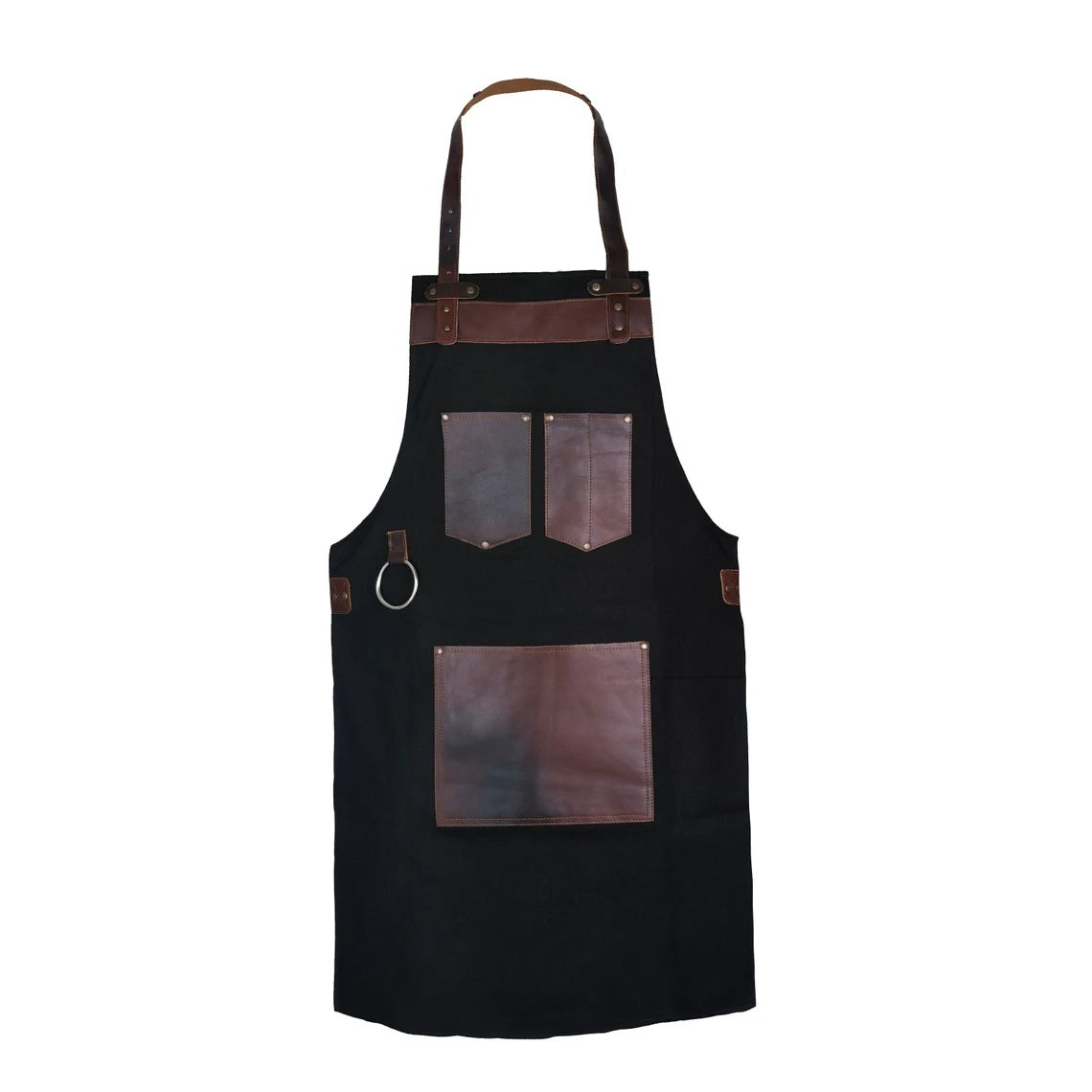 The Berkshire Black Canvas Bib Apron