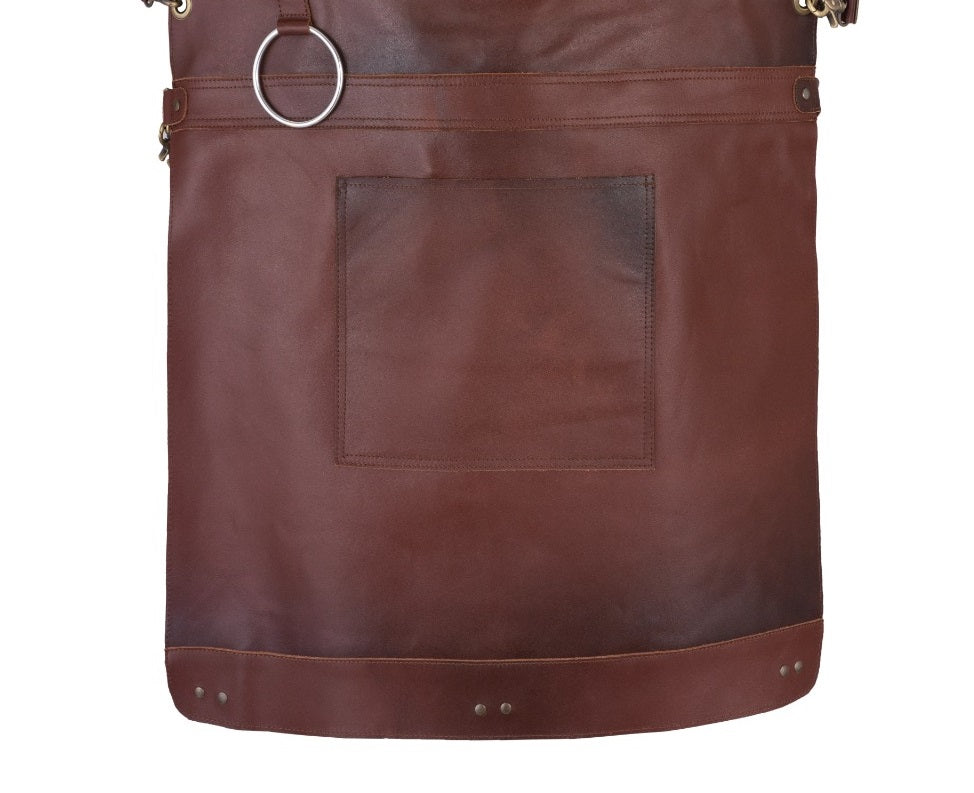 The Riding of Yorkshire Full Grain Leather Crossbody Apron