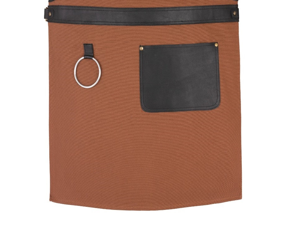 The Greater Manchester Brown Canvas Crossbody Blacksmith Apron