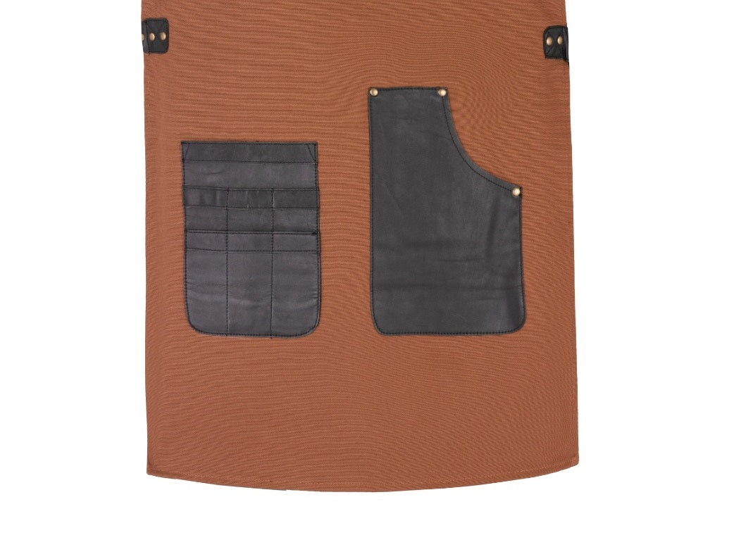 The Bedfordshire Brown Canvas Apron