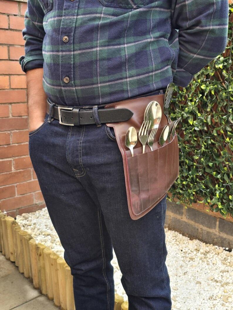 The Bristol Leather Chef utility belt,Knife bag