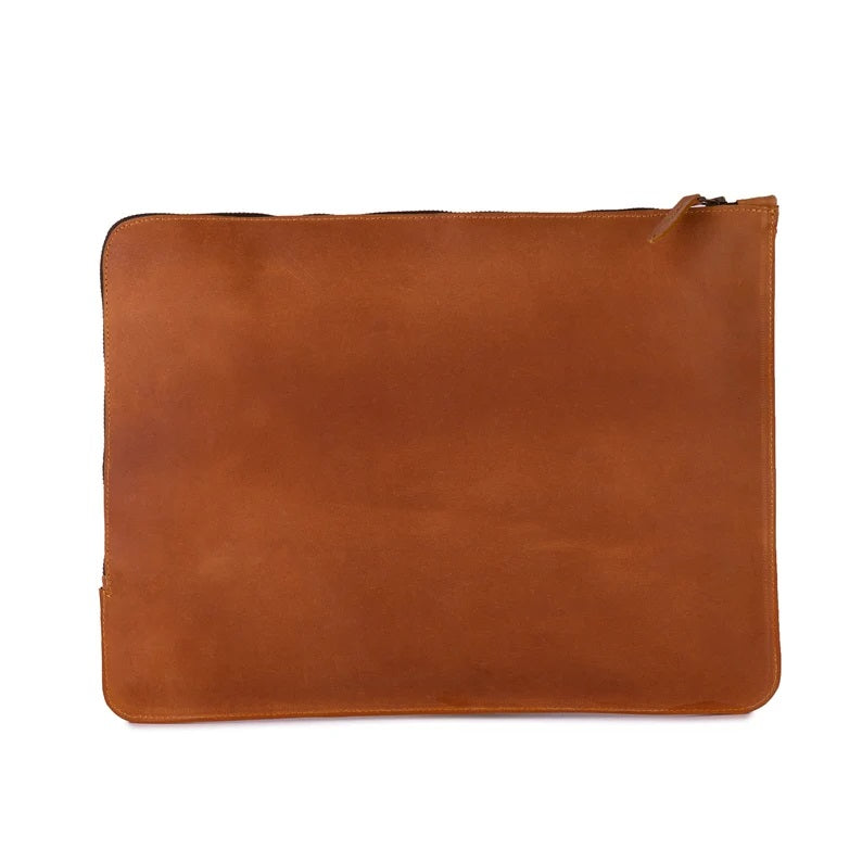 The Wiltshire Tan Brown Leather Sleeve Bag