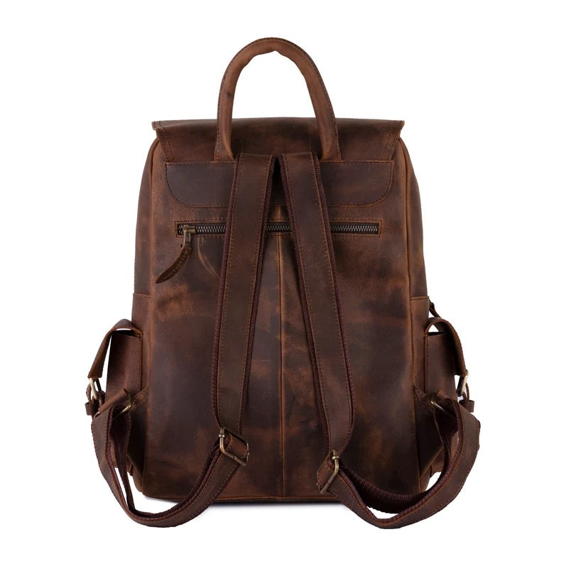 The Surrey Brown Vintage Style Handmade Backpack