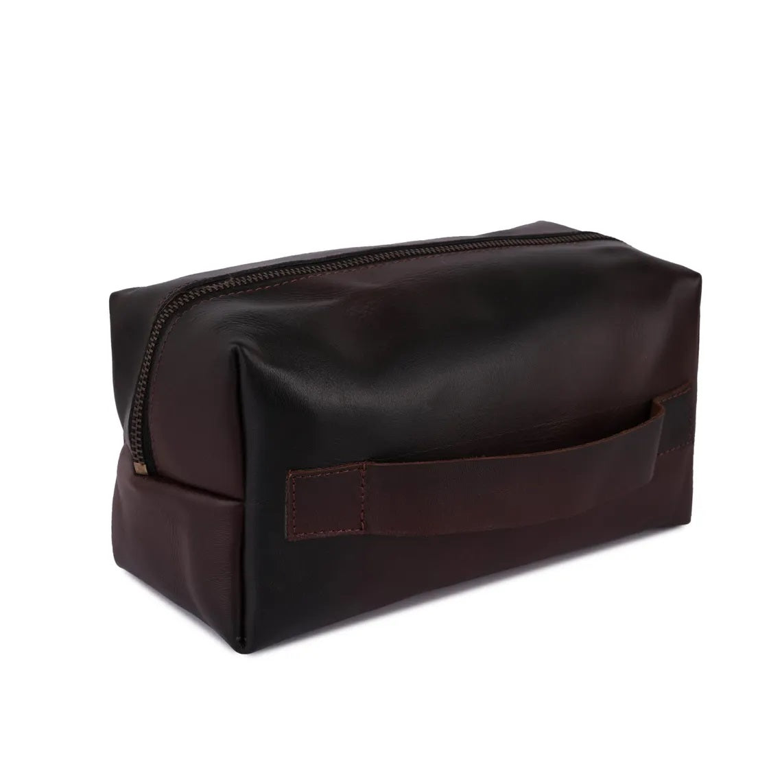 The City of London Leather Shaving Bag