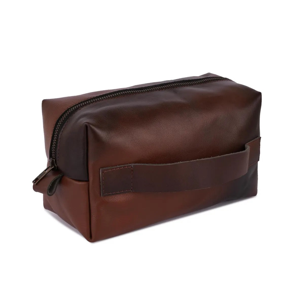 The City of London Leather Shaving Bag