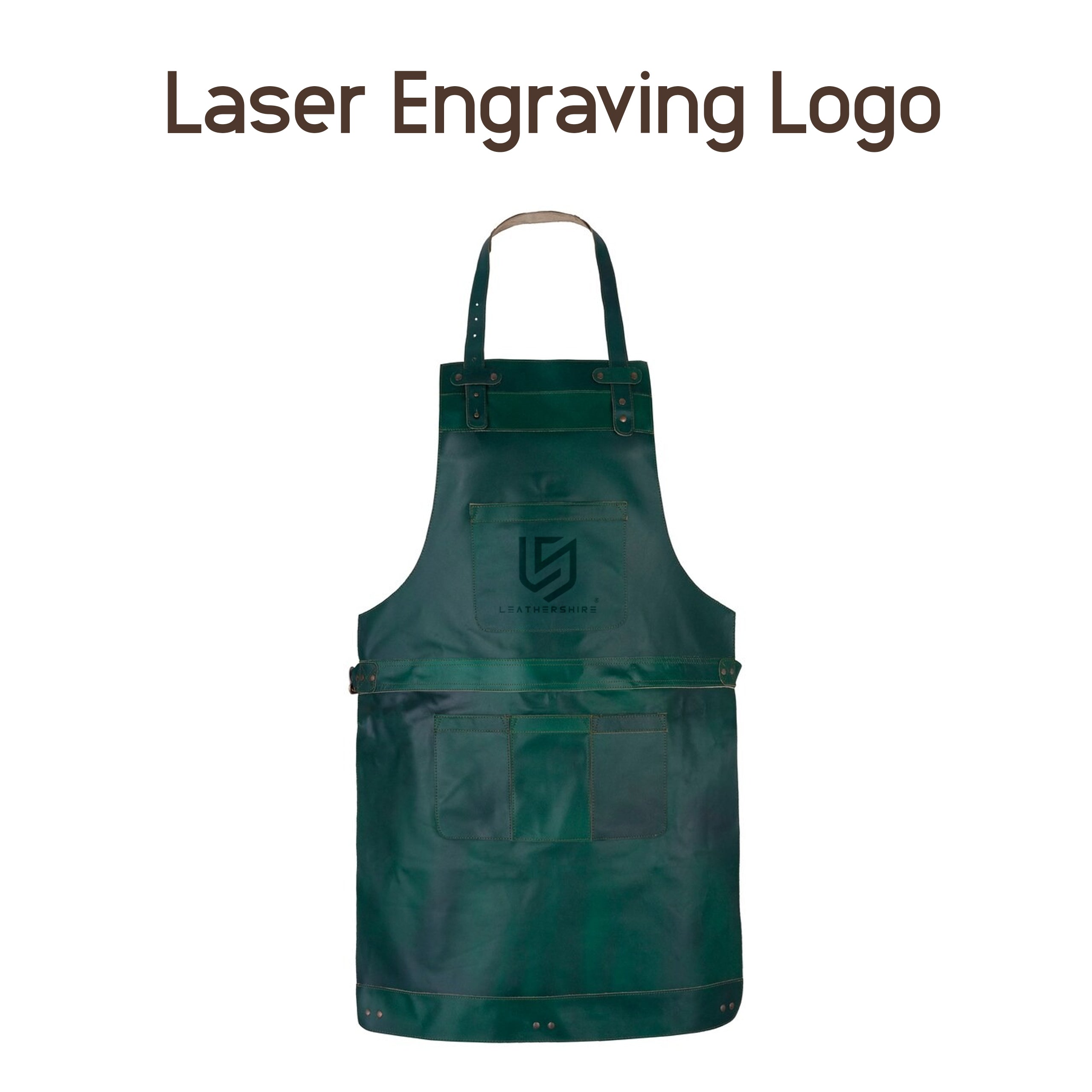 The Cambridgeshire Full Grain Leather Crossback Working Apron