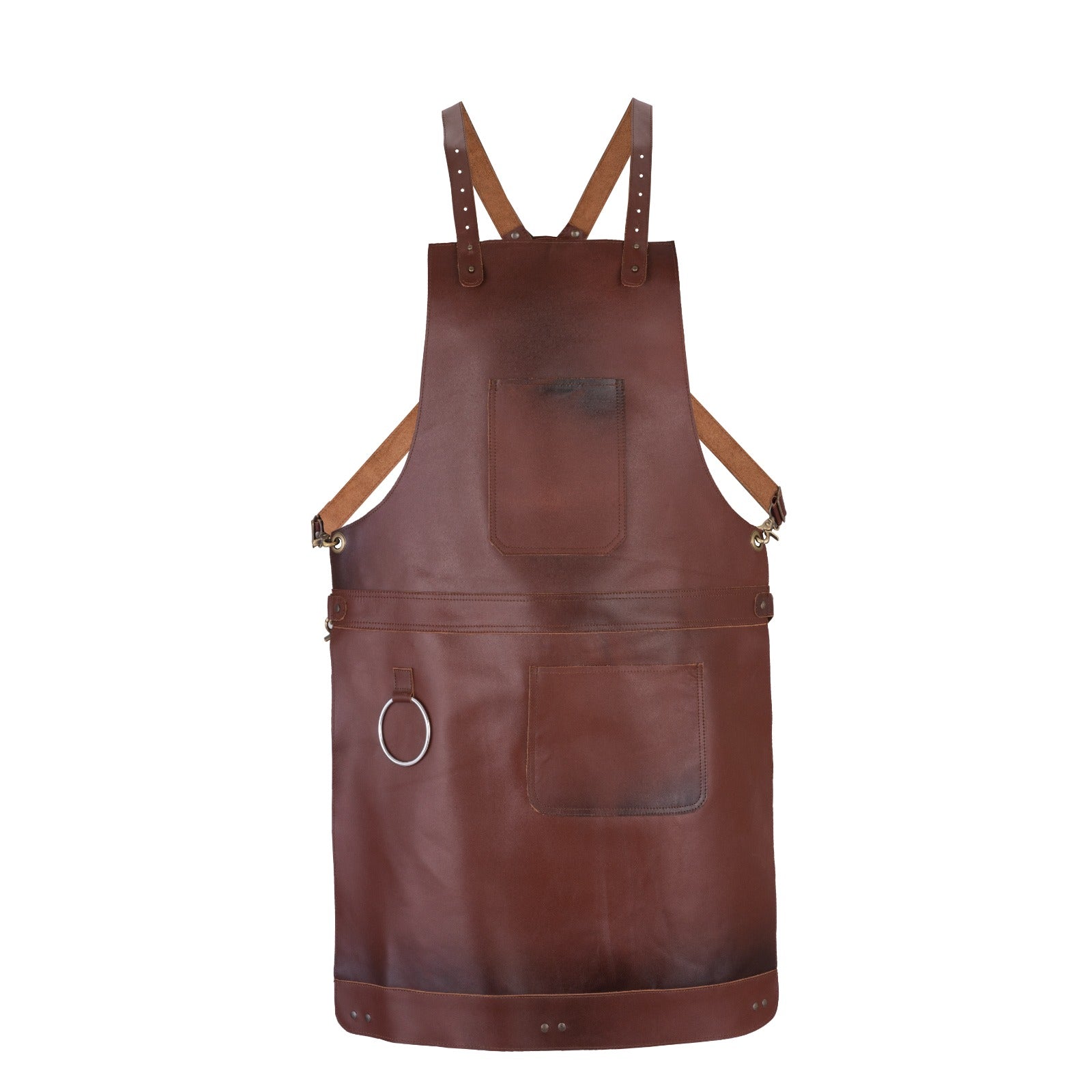 The Nottinghamshire Full Grain Leather Crossbody Apron