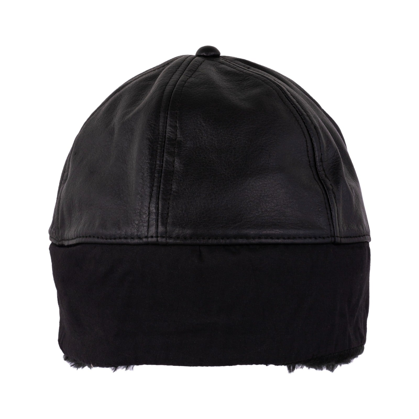 The Cornwall Black Unisex Shearling Goatskin Fur Hat