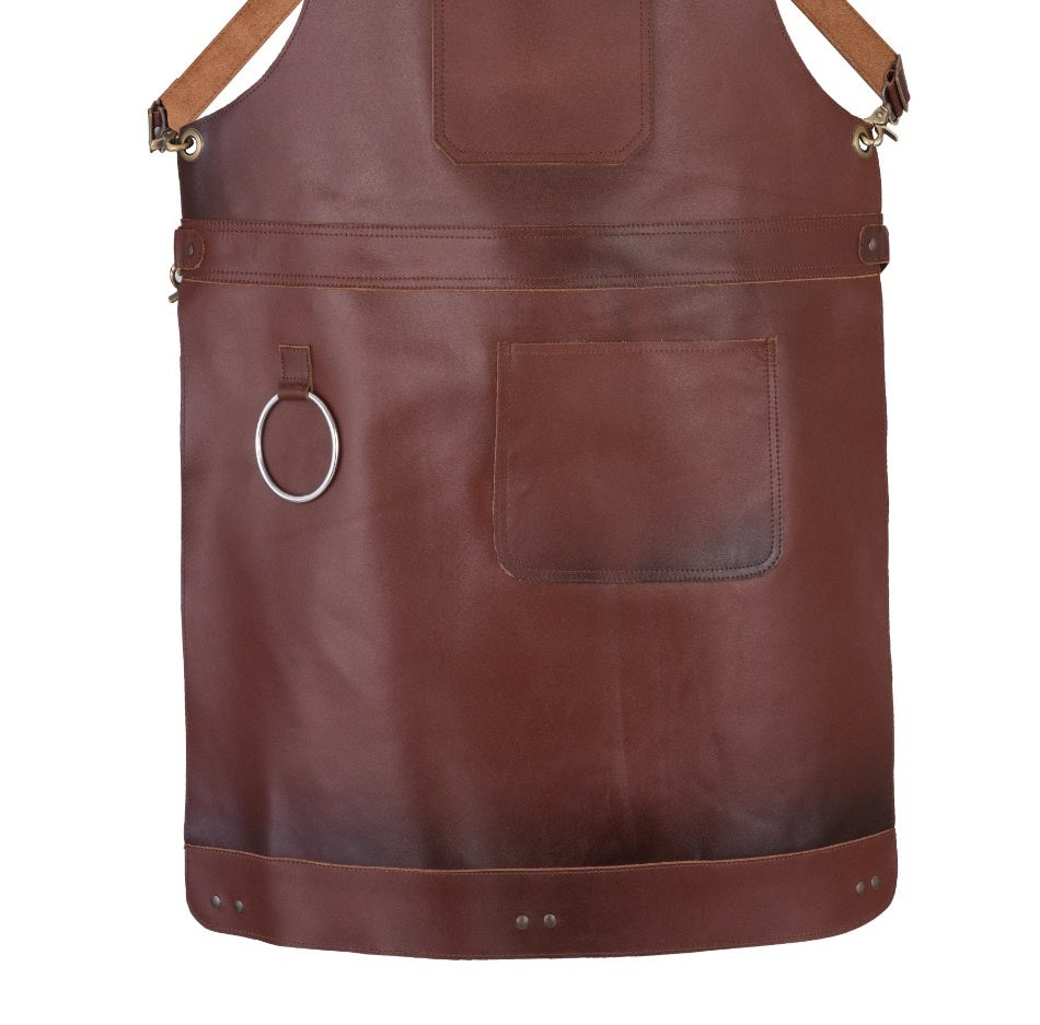 The Nottinghamshire Full Grain Leather Crossbody Apron