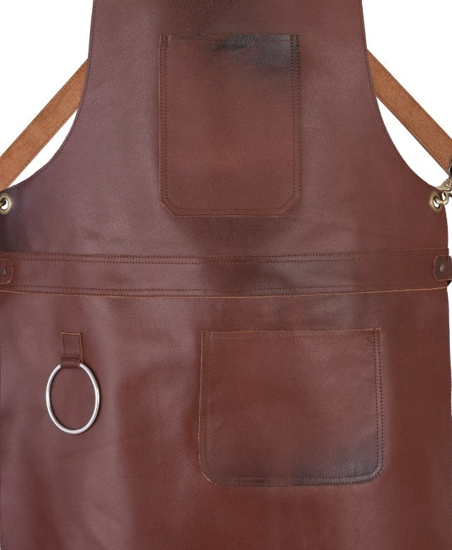 The Nottinghamshire Full Grain Leather Crossbody Apron