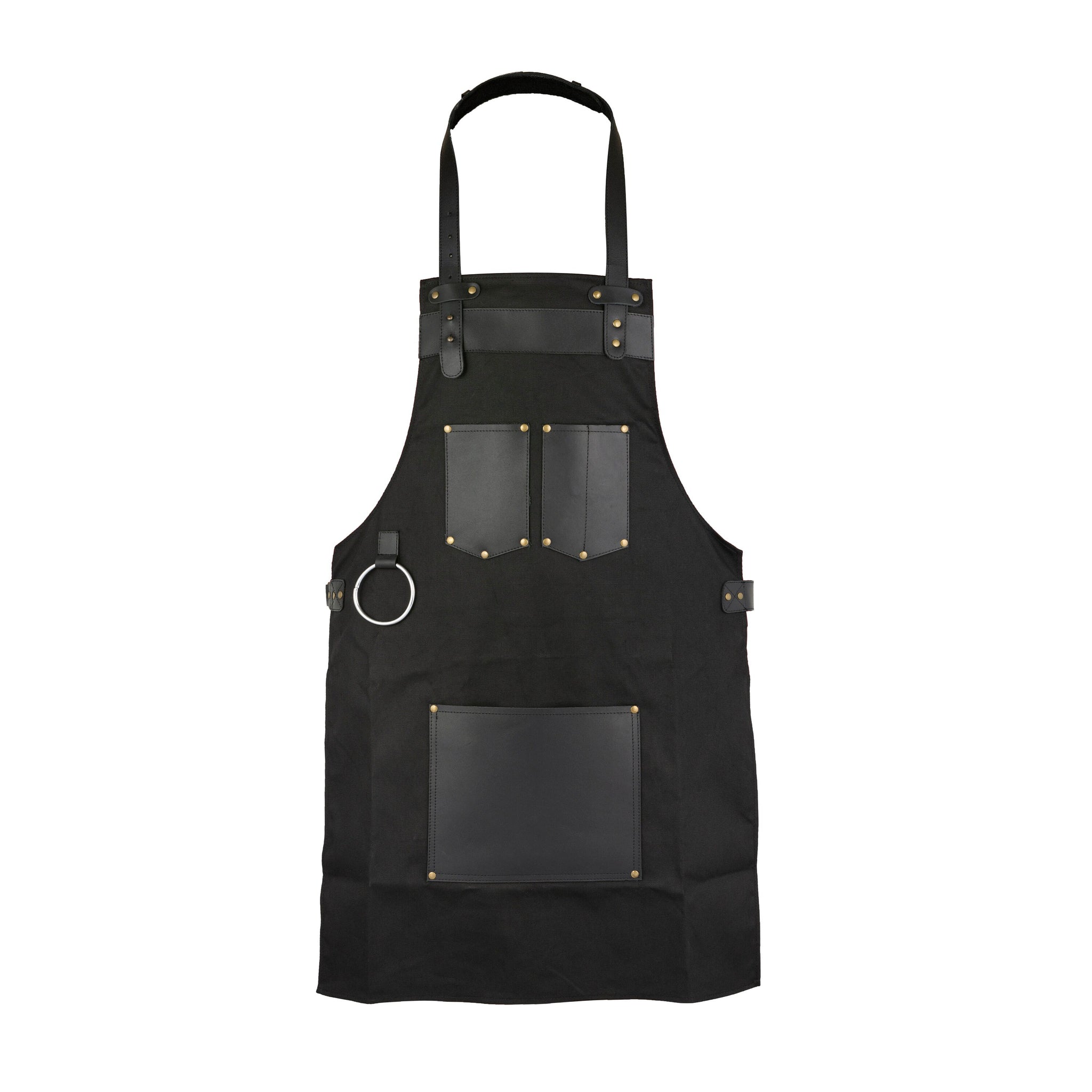 The Buckinghamshire Black Canvas Apron