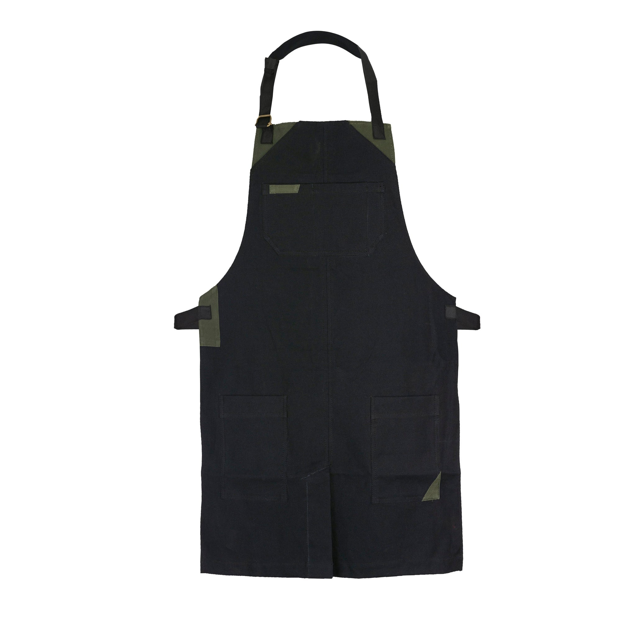 The Warwickshire Black Canvas Fabric Hairstylist Apron