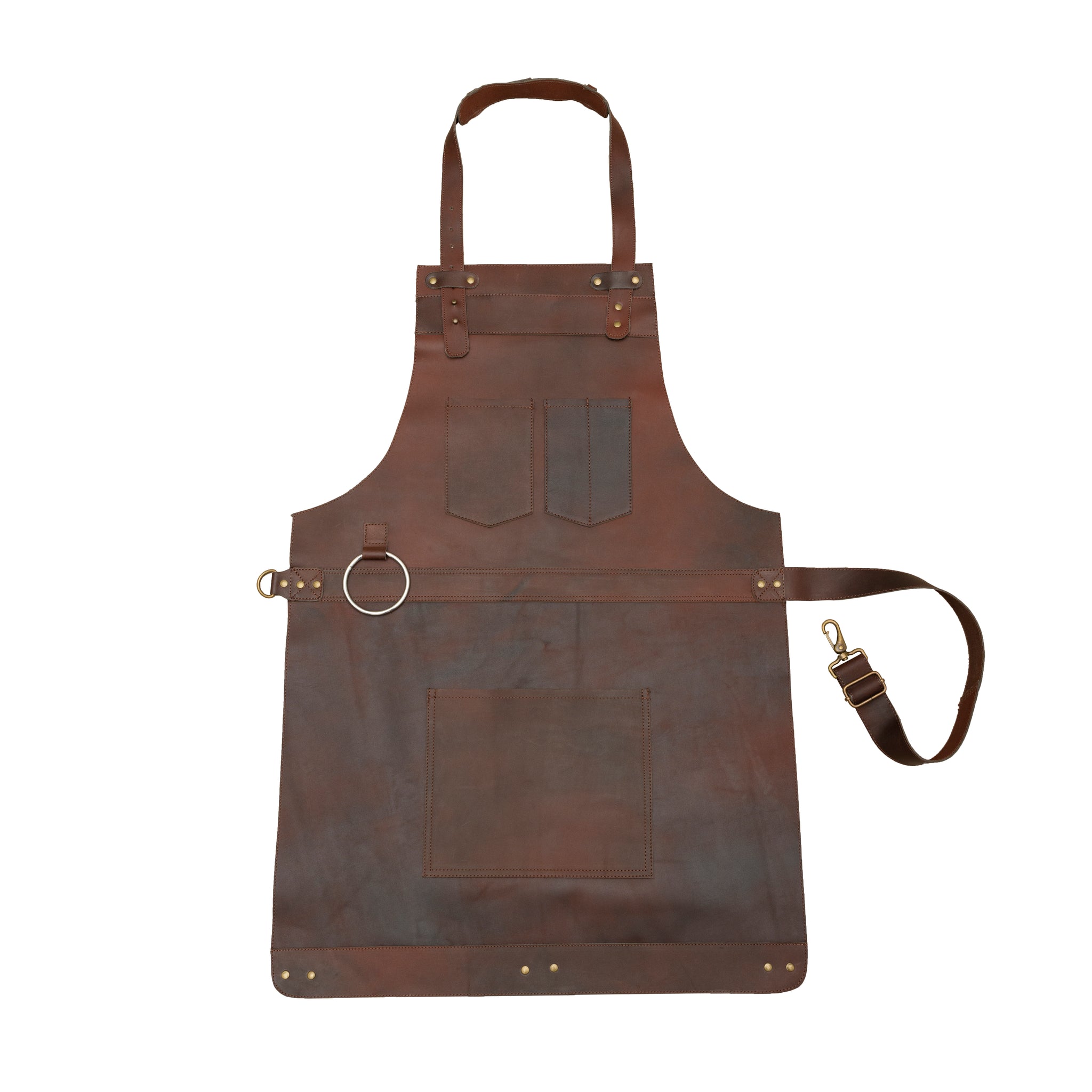 The Northumberland Chocolate Brown Leather Apron