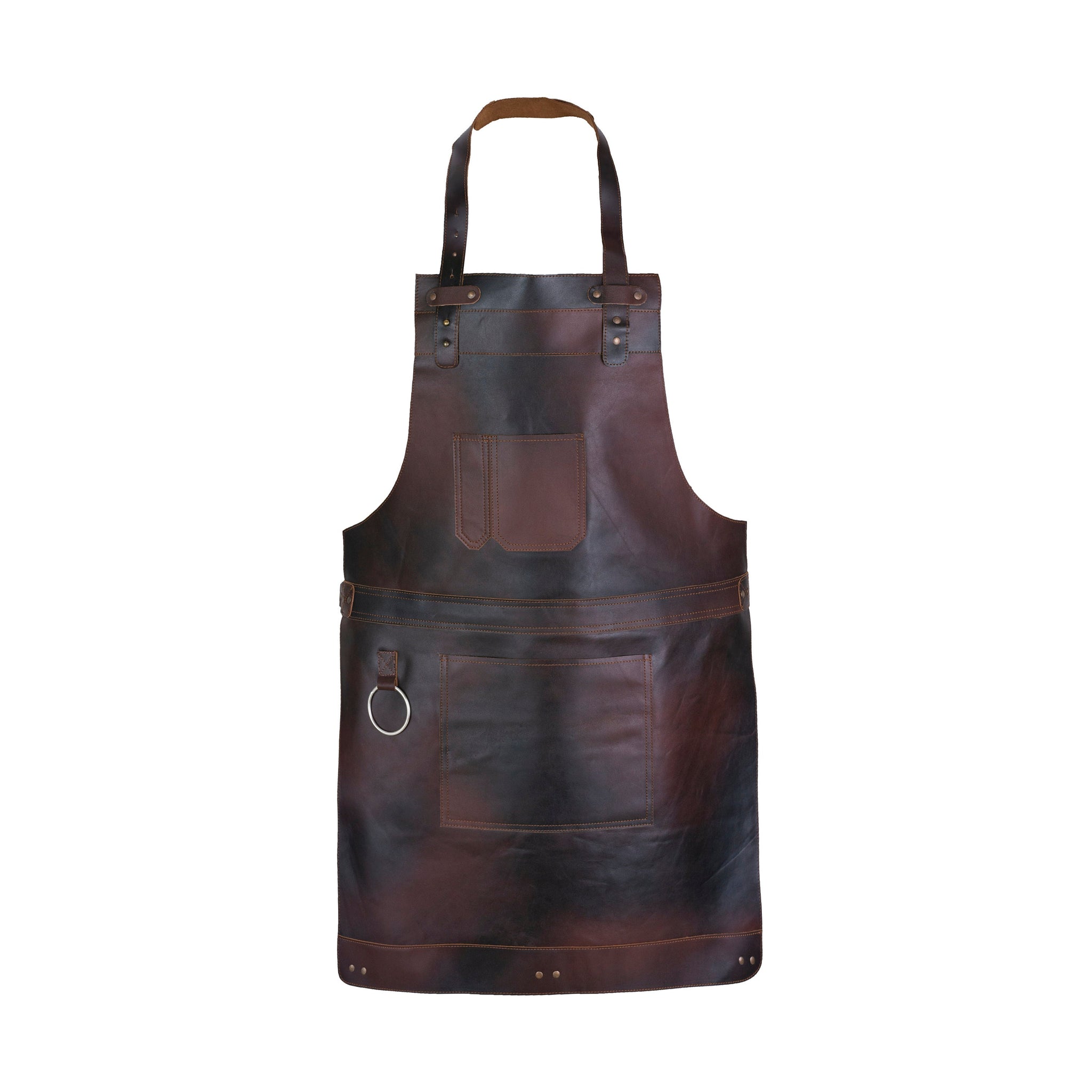 The Herefordshire Dark Brown Leather Apron