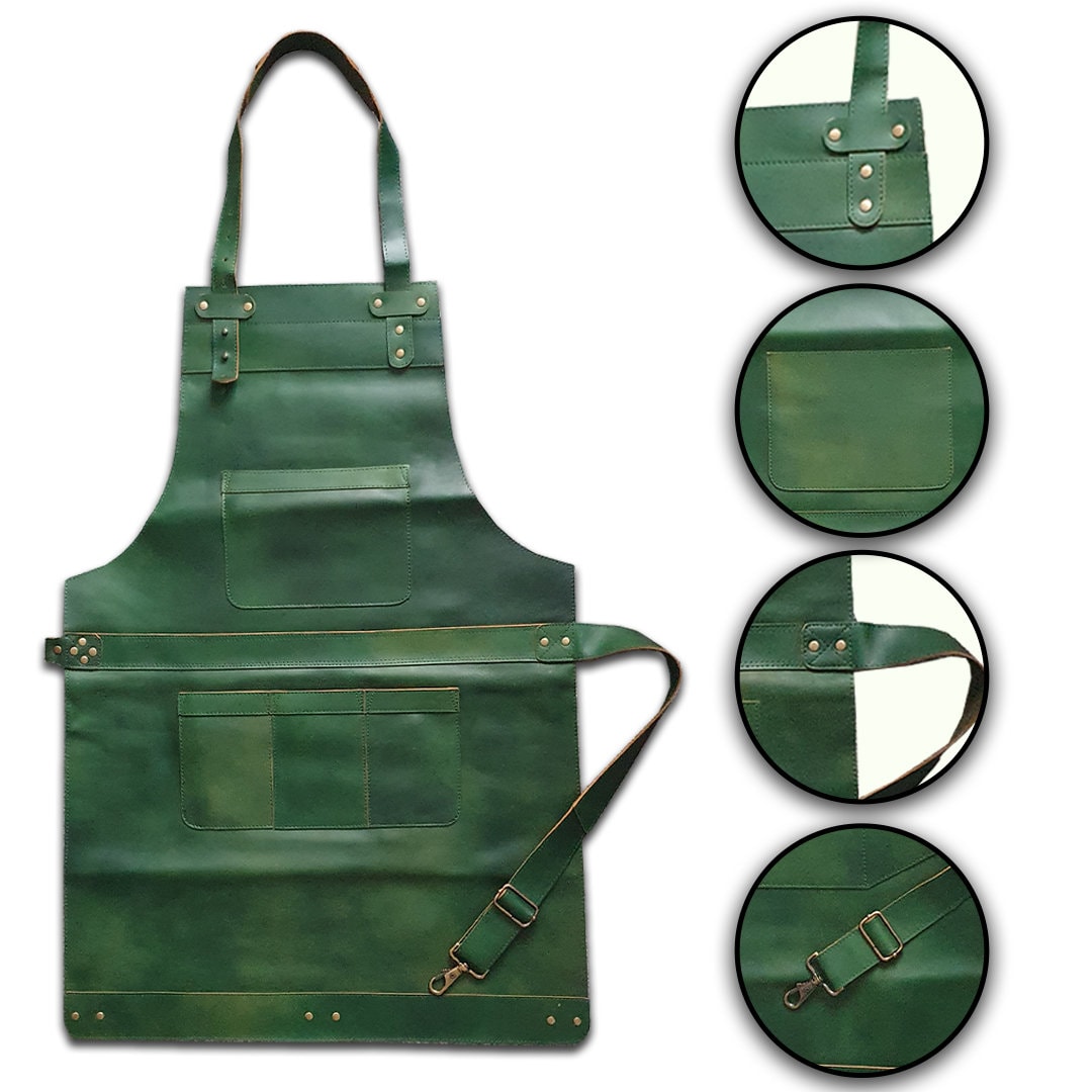 The Bedfordshire Full Grain Leather Apron