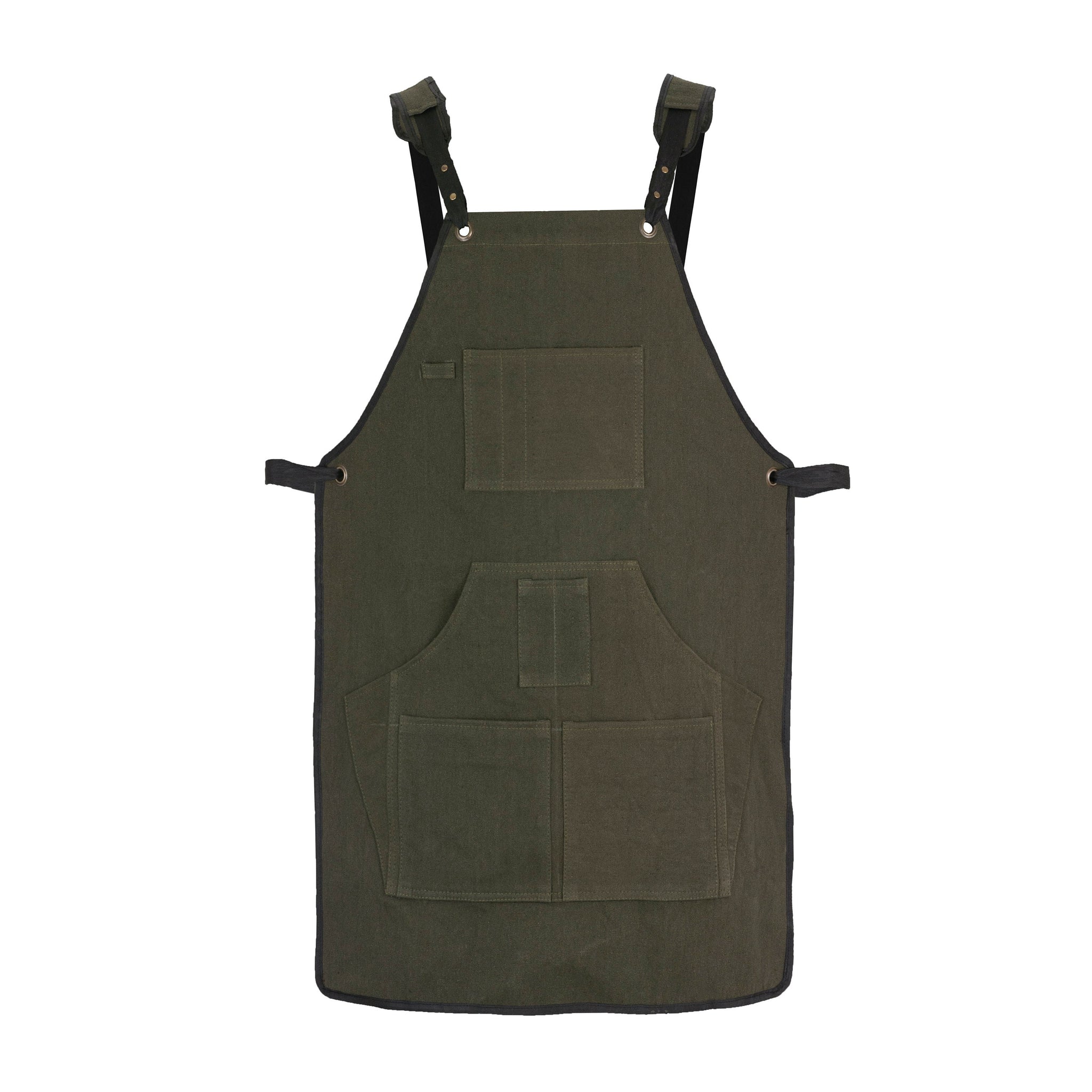 The West Yorkshire Olive Green Canvas Apron