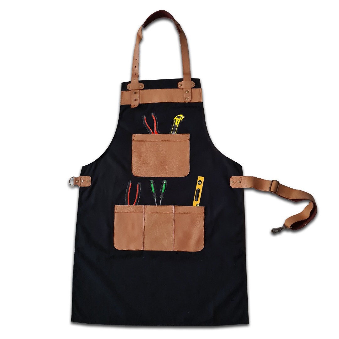 The East Riding of Yorkshire Black Canvas Butcher Apron