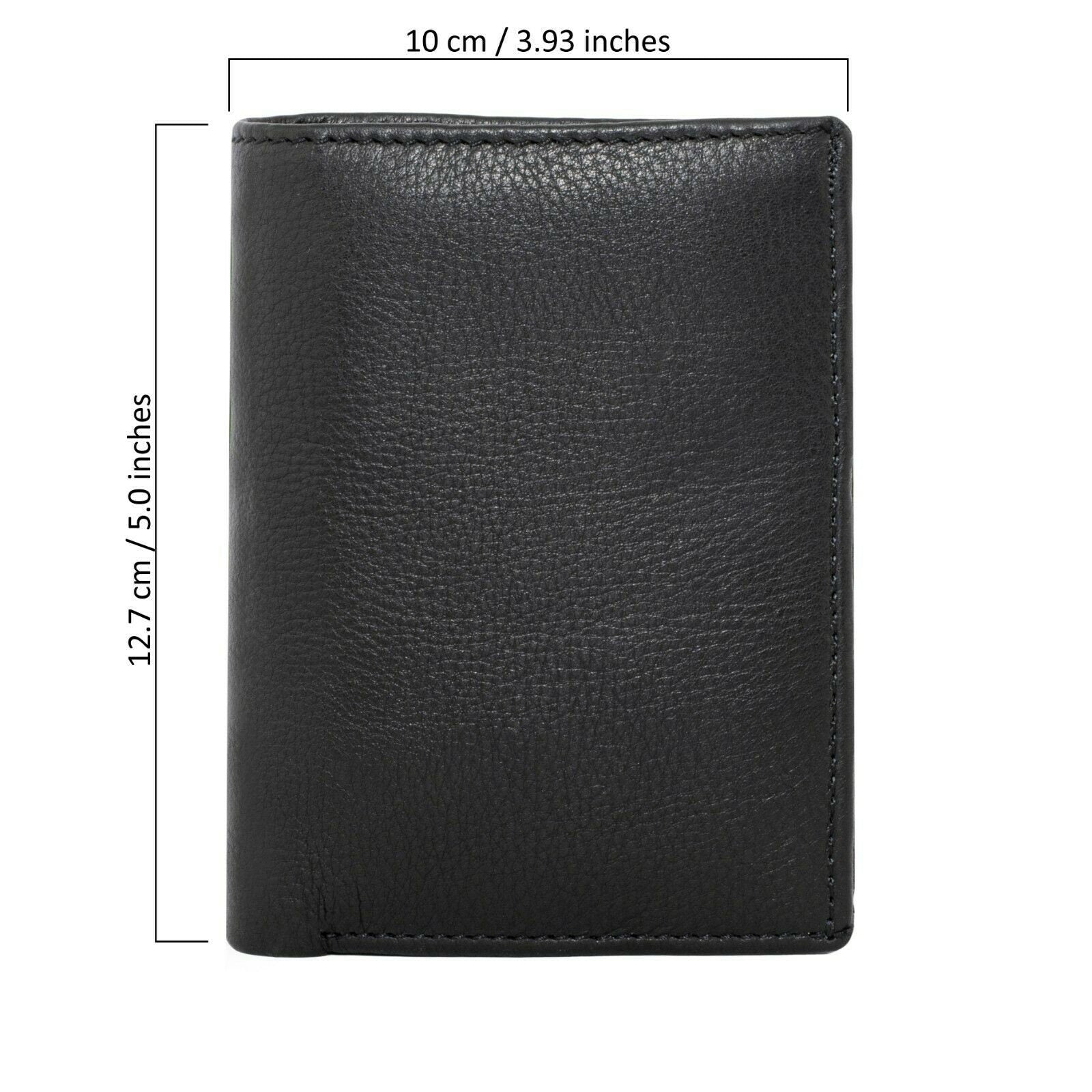 Merseyside Luxury Designer Men's Leather Trifold 14 Card slots Wallet