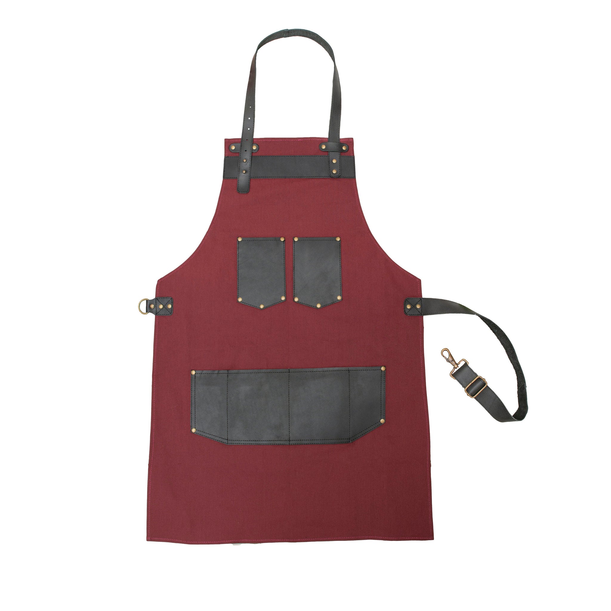 The East Sussex Maroon Canvas Apron