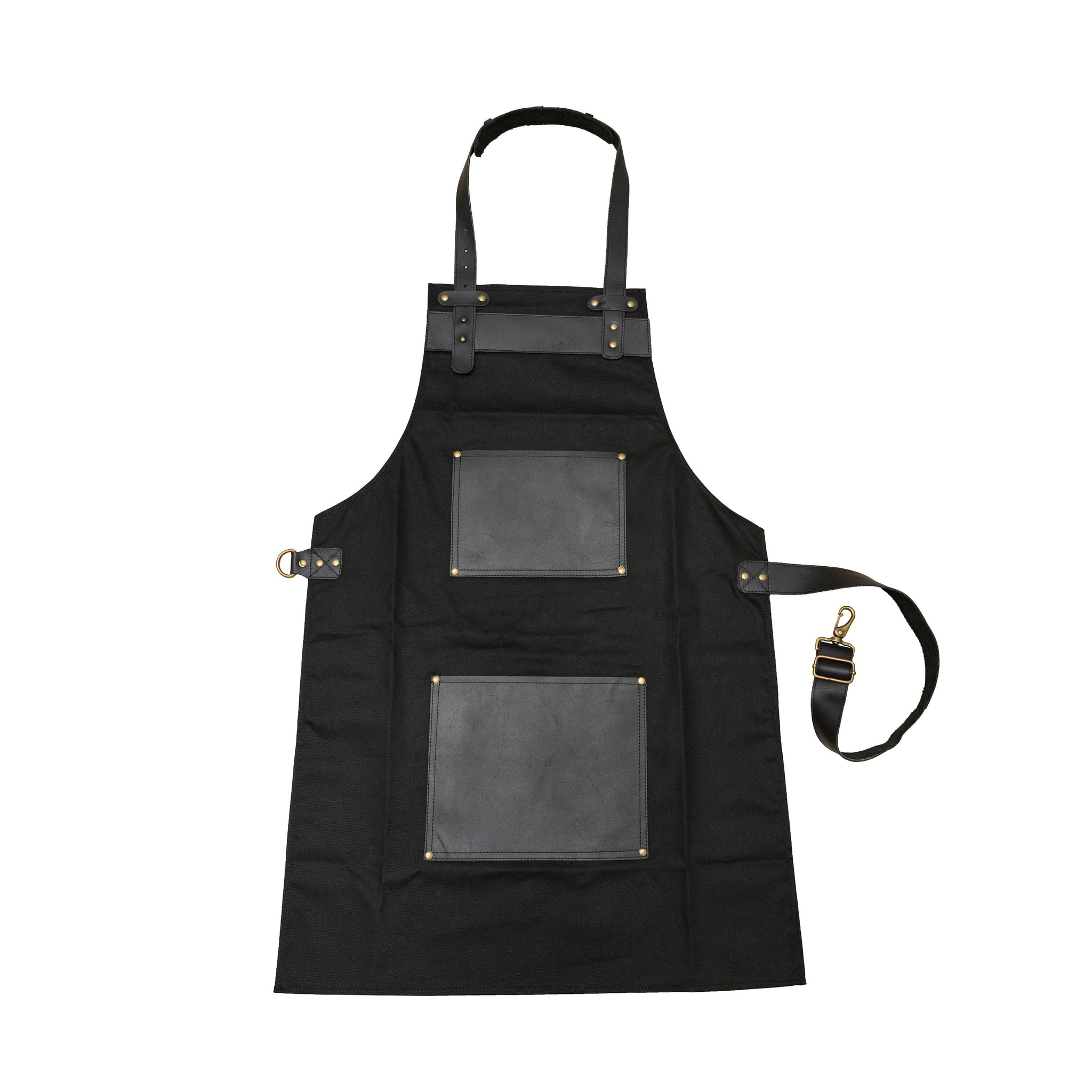 The Warwickshire Black Canvas Apron