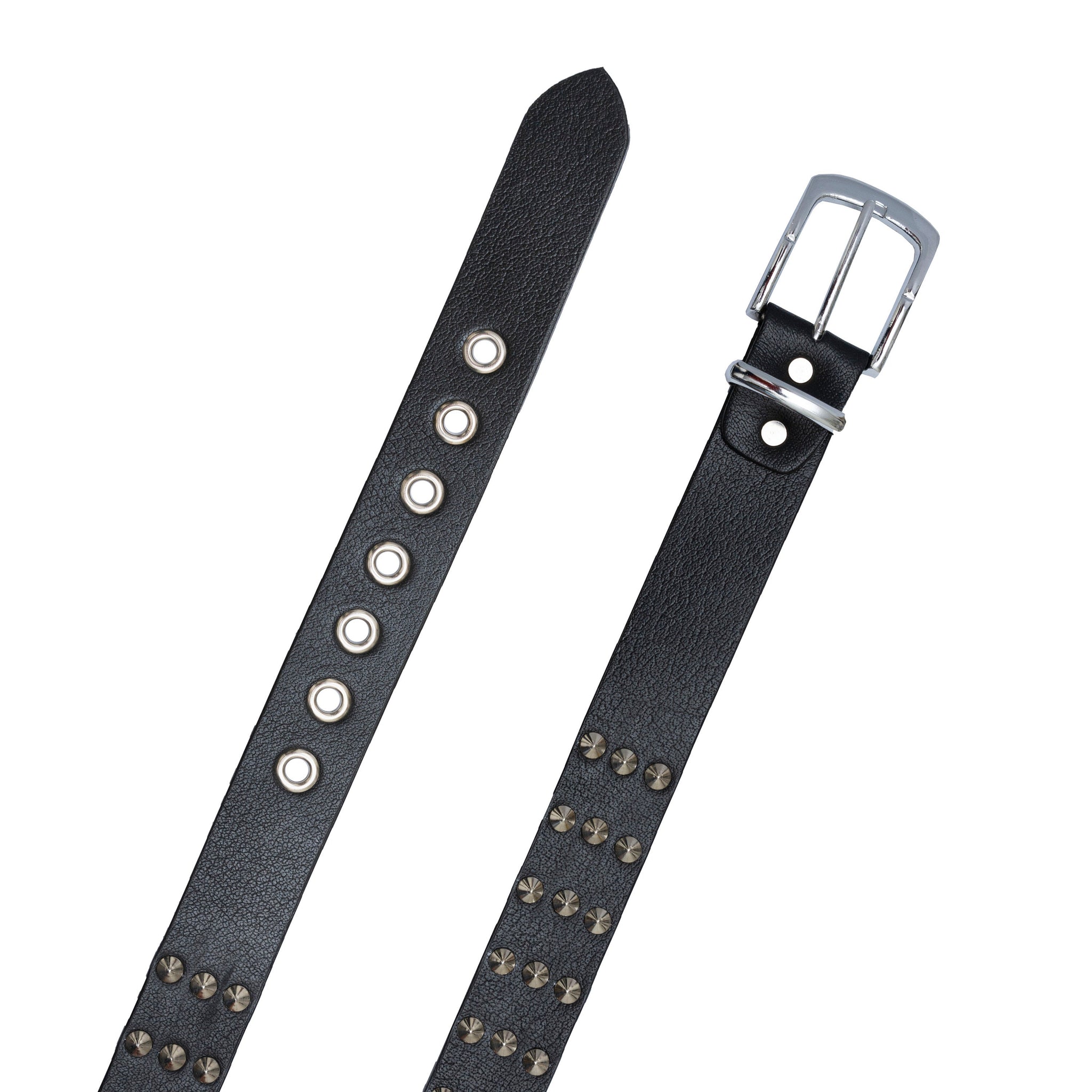 The Greater Manchester studded bonded handcrafted leather belt