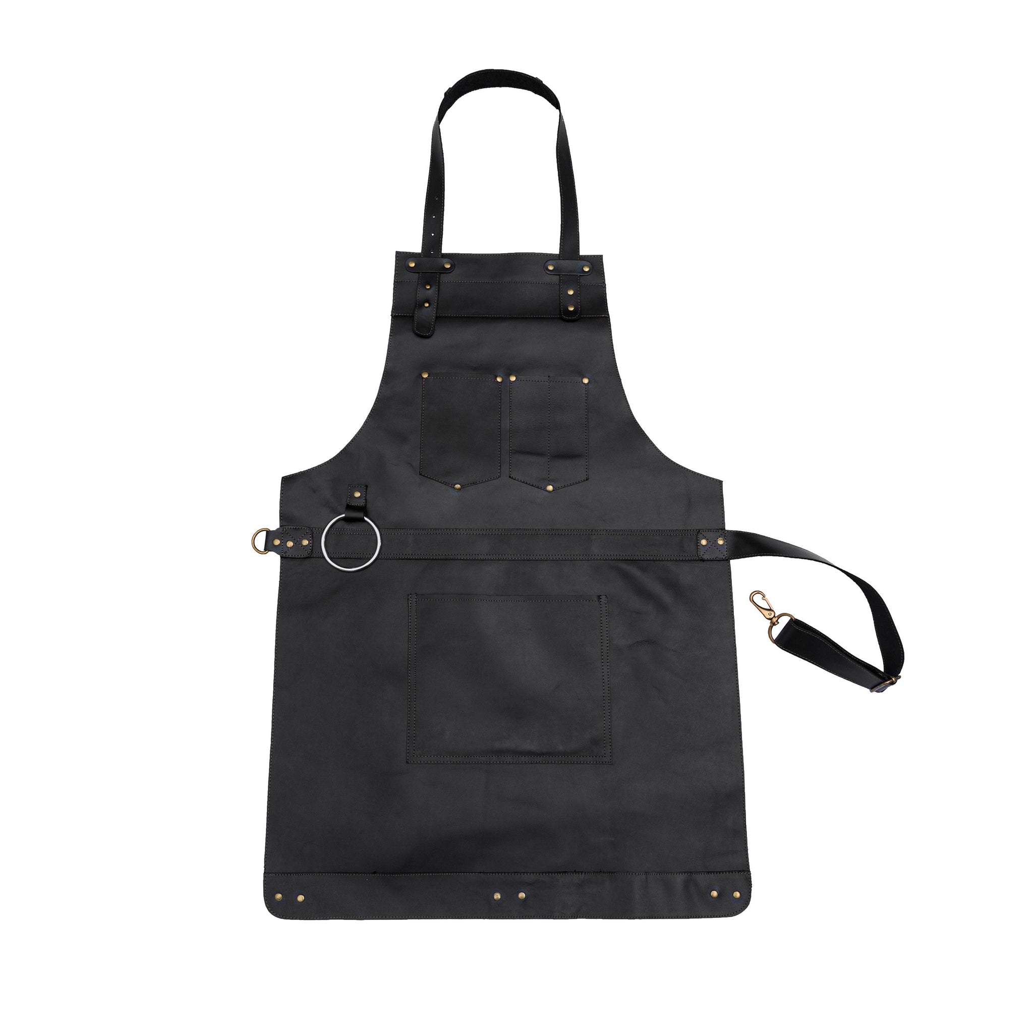 The Northumberland Chocolate Brown Full Grain Leather Apron