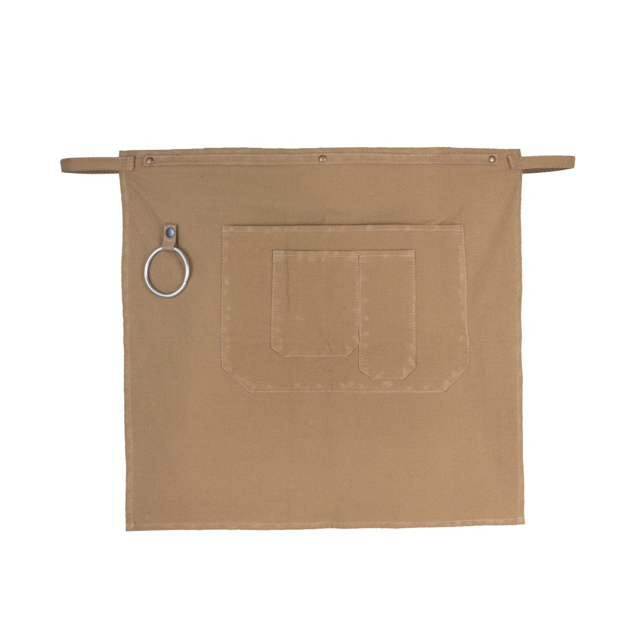 The County Durham Washable Brown Canvas Half apron