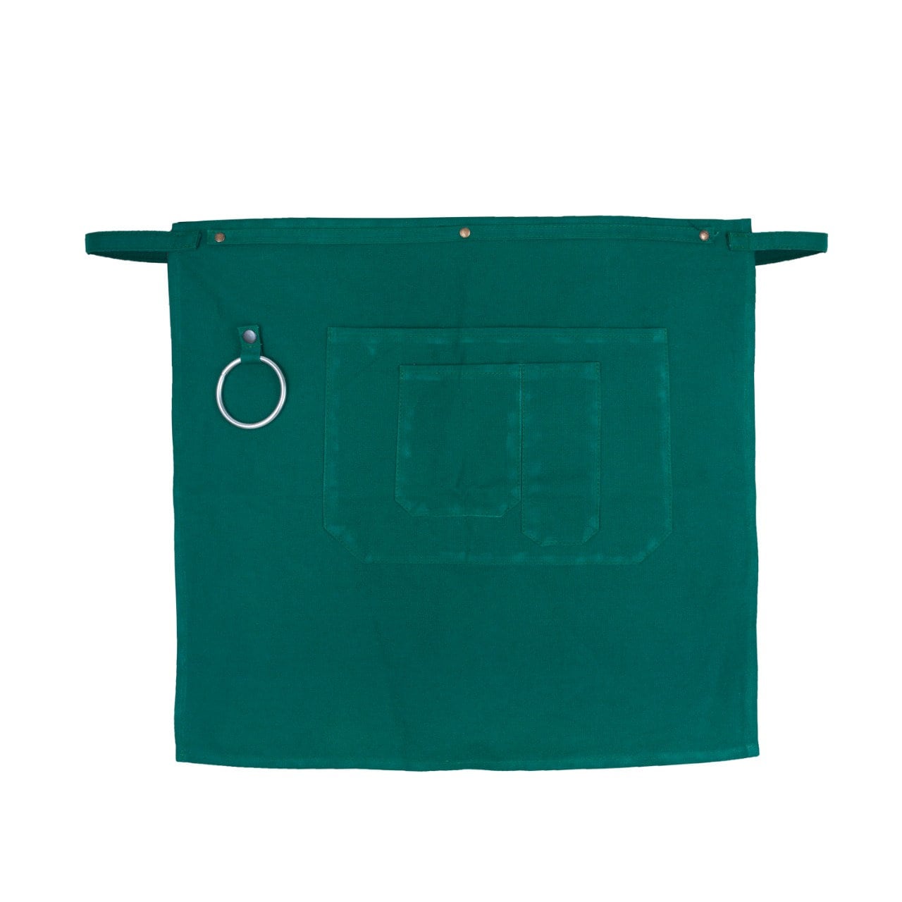 The Northumberland Washable Green Canvas Half apron