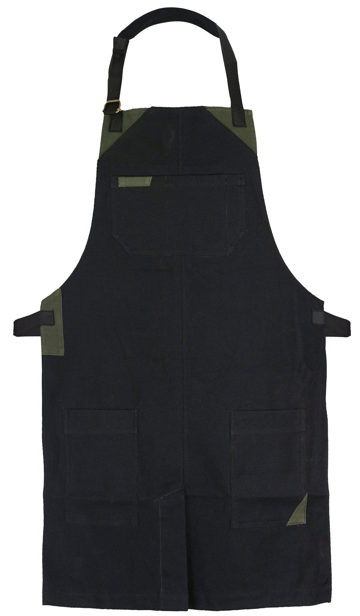 The Warwickshire Black Canvas Fabric Hairstylist Apron