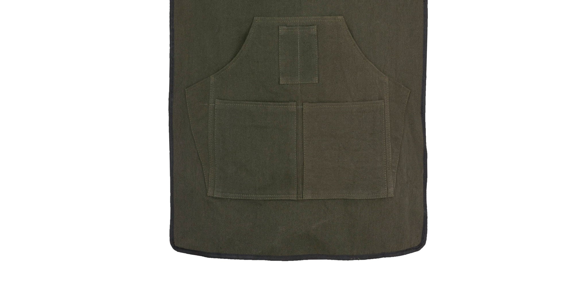 The West Yorkshire Olive Green Canvas Apron