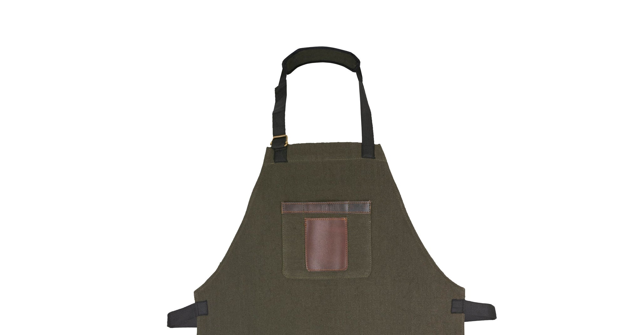 The City of London Olive Green Canvas Apron