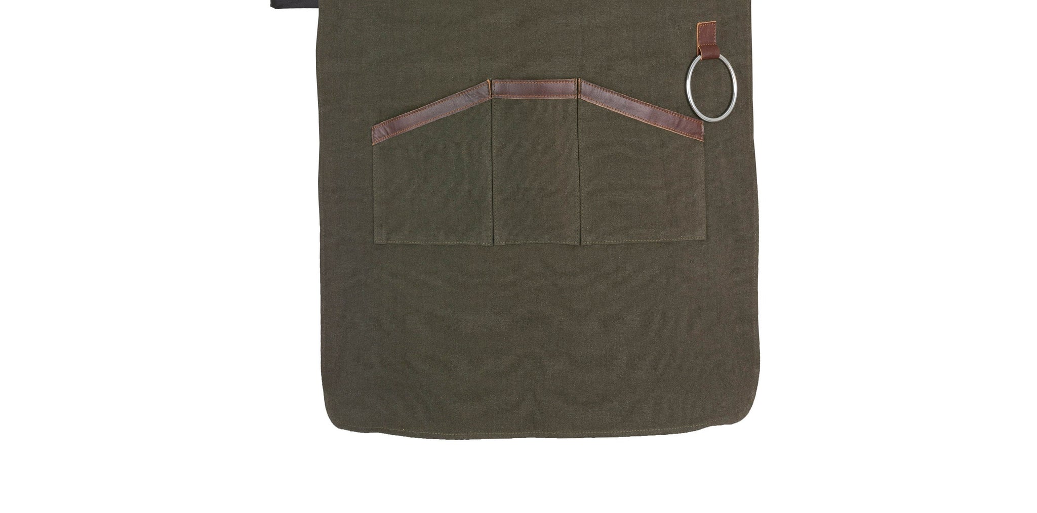 The City of London Olive Green Canvas Apron