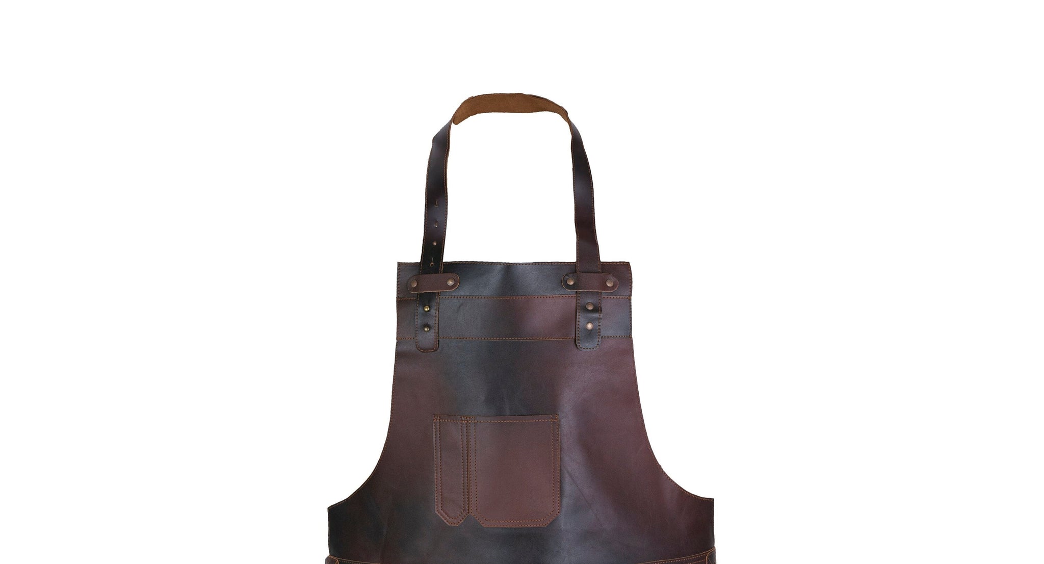 The Herefordshire Dark Brown Leather Apron