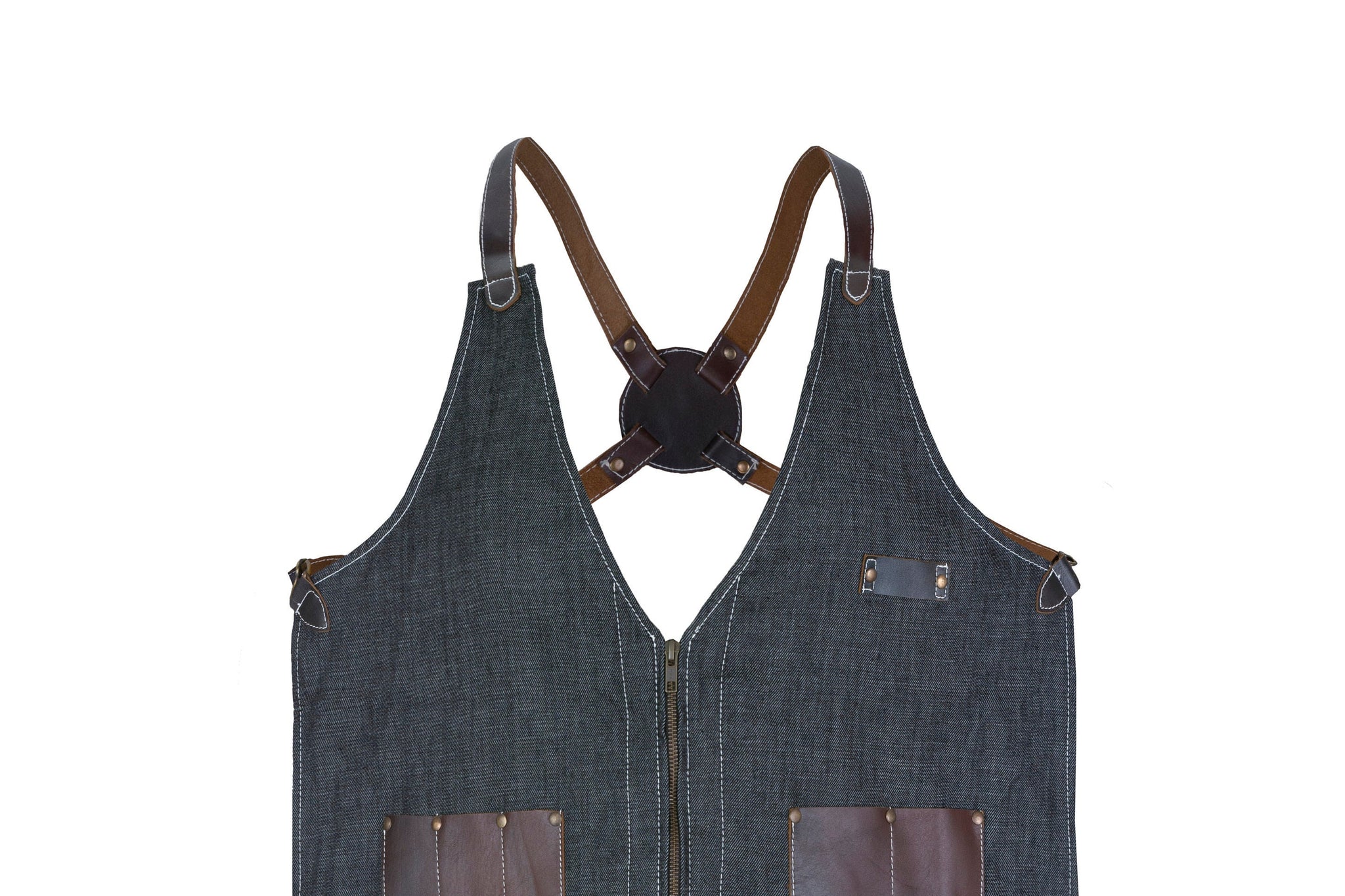 Buckinghamshire Black Denim Premium quality Barber Vest