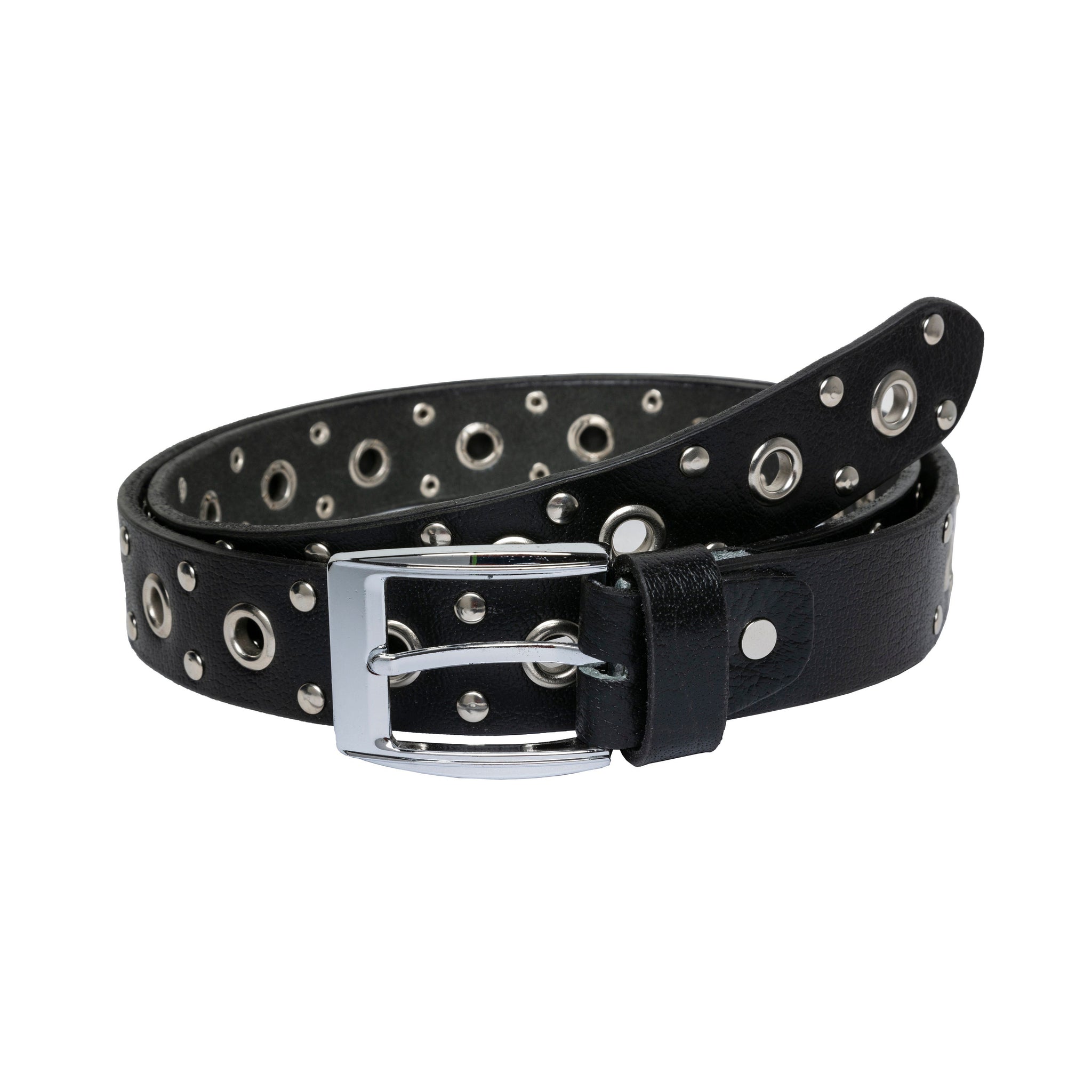 The North Yorkshire leather handmade studded bonded belt