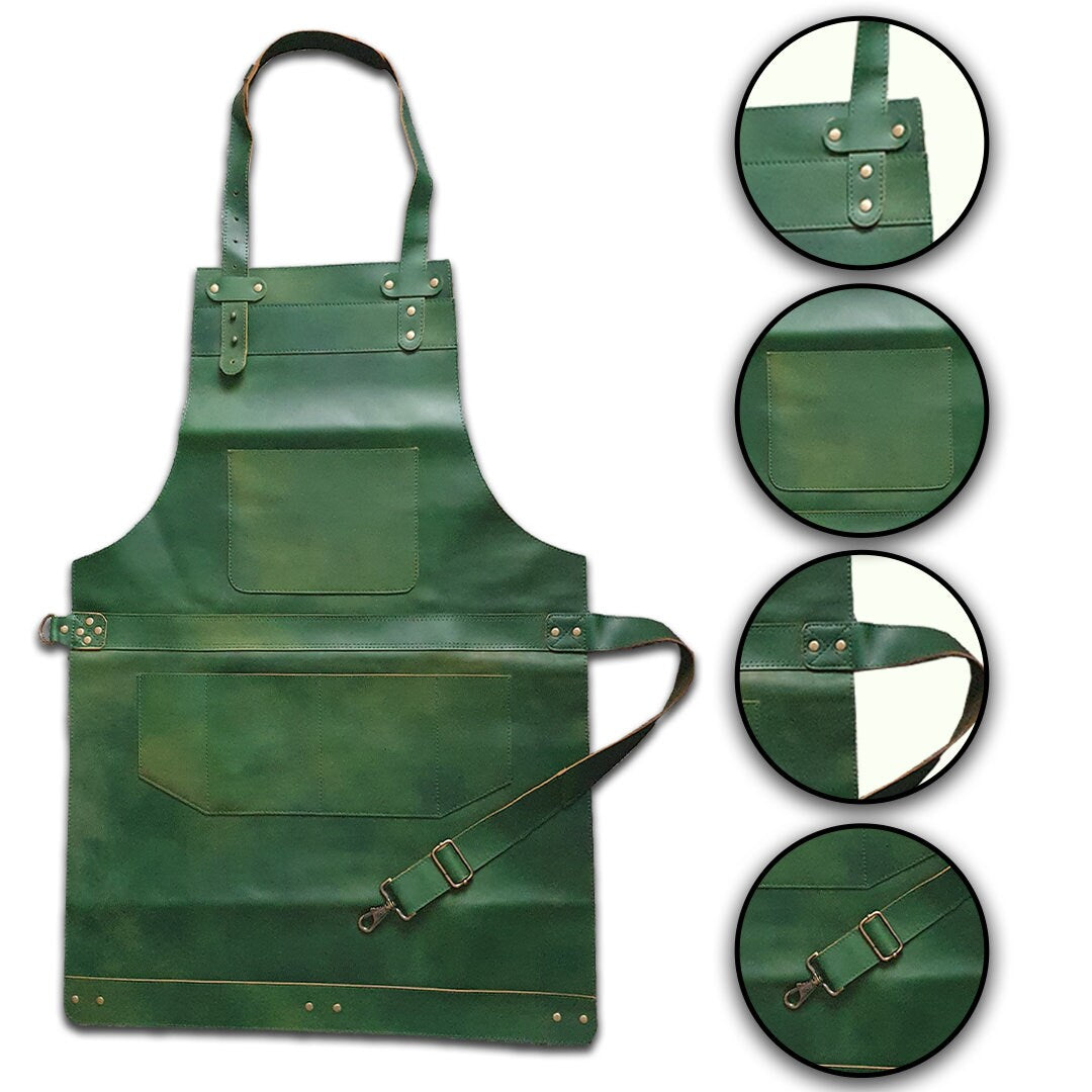 The Devon Full Grain Leather Apron